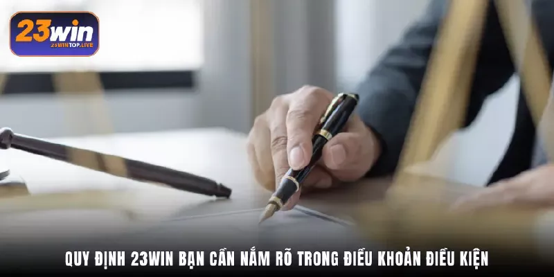 Quy định 23Win bạn cần nắm rõ trong điều khoản điều kiện